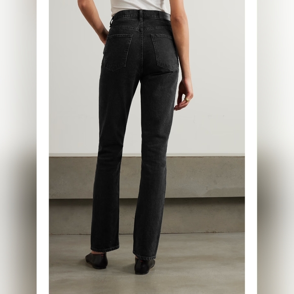 Goldsign Denim - GOLDSIGN Lawler high-rise slim-leg jeans 25W 32L In Black